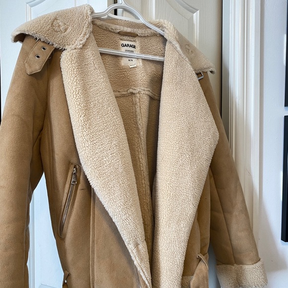 Garage Beige Jacket Coat - Picture 3 of 3